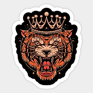 tiger king tattoo Sticker